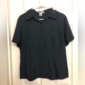 LG Black Notations Blouse